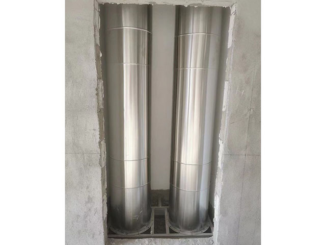 不（bú）鏽鋼雙層保溫煙管
