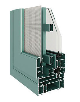 130H係列隔熱窗紗一（yī）體窗（chuāng）(內開內倒)