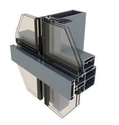 160係列半隱框幕牆