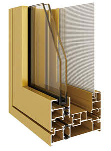 130ZK係列窄框隔熱窗紗一體平開窗