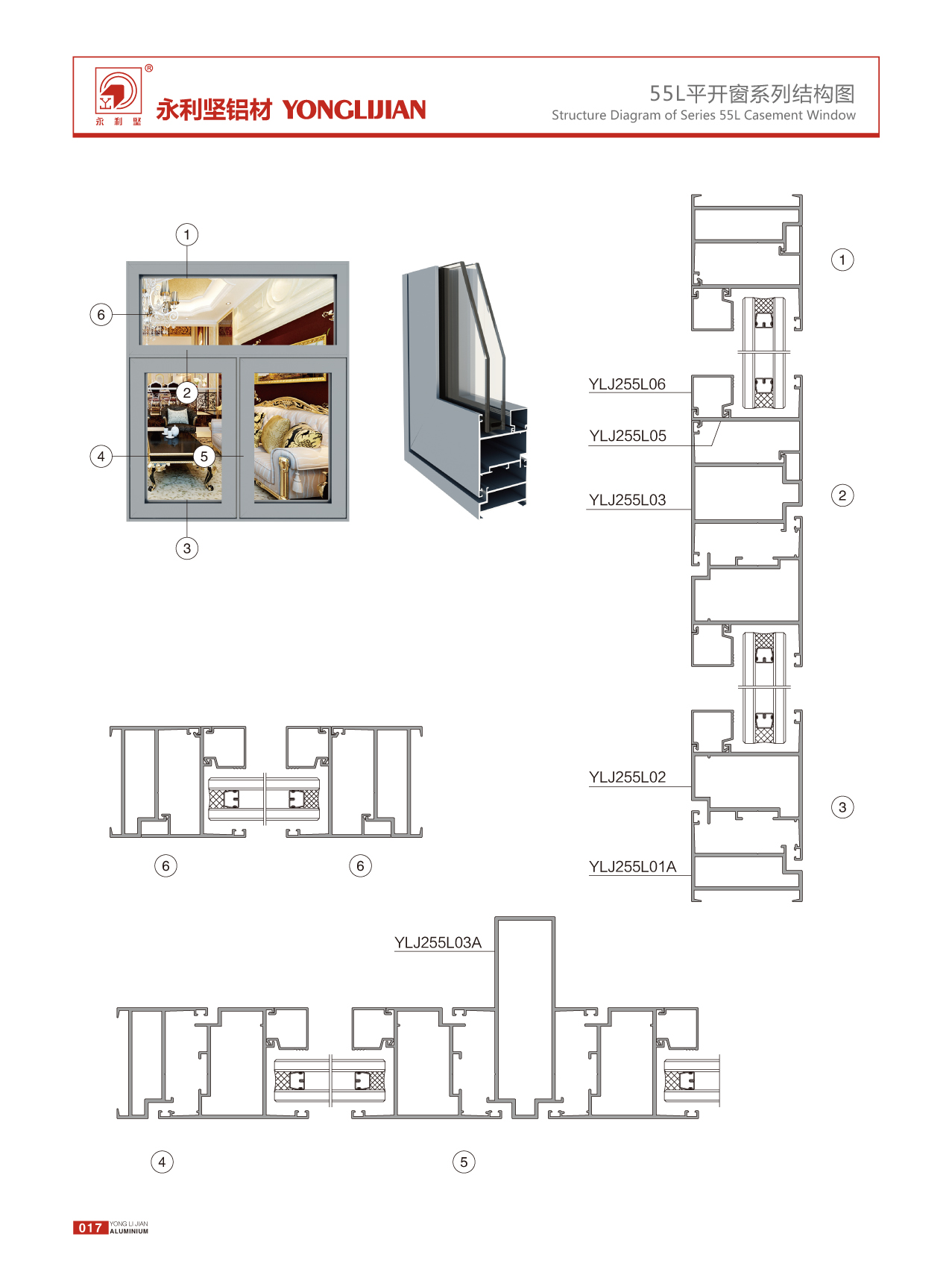 55L係列平開窗（chuāng）